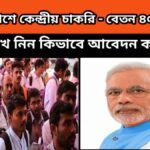 Job recruitment 2024-স্নাতক পাশে প্রচুর কেন্দ্রীয় চাকরি – বেতন ৪০ হাজার